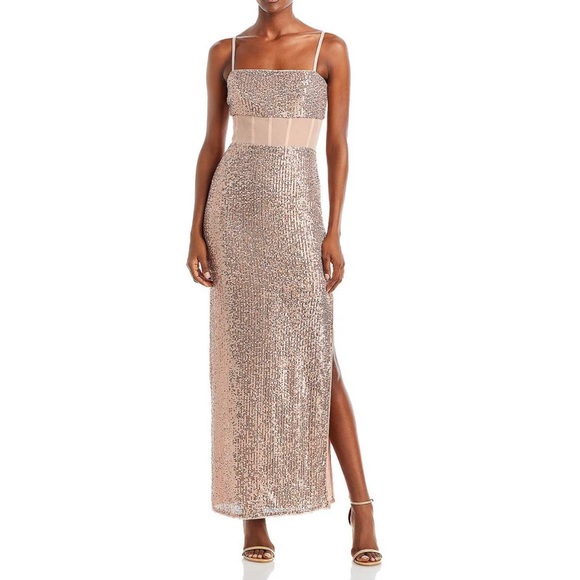 BCBGMaxAzria Dresses & Skirts - BCBMaxAzria Corset Sequin dress size XS New
